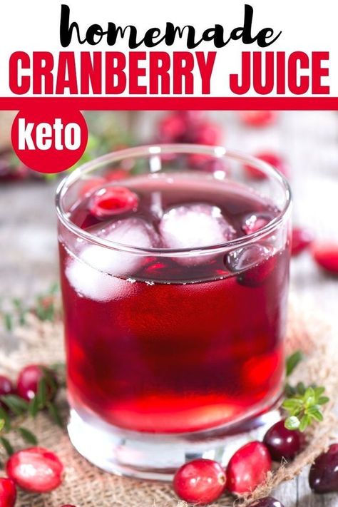 Cranberry Juice Cocktails, Homemade Cranberry Juice, Cranberry Juice Benefits, Keto Cranberry, Cranberry Benefits, Unsweetened Cranberry Juice, Juice Cocktails, Fruit Infused Water Recipes, Juice Benefits