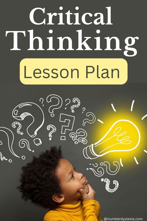 Critical thinking lesson plan PDF Sherlock Quiz, Critical Thinking Activities For Kids, Problem Solving Activities For Kids, Critical Thinking Skills Activities, Critical Thinking Quotes, Activities For High School Students, Creative Thinking Activities, Homework Hacks, Activities For High School