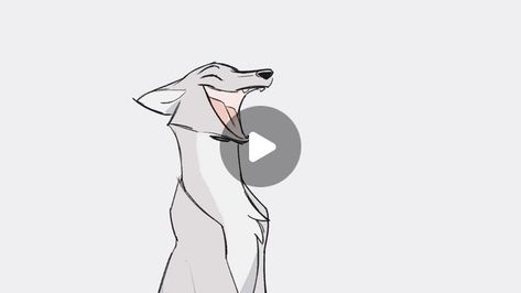 Kipine / Pauliina Linjama on Instagram: "✨ Testing finally how to post animations! Here's a laughing wolf..fox.. thing!

#animation #animation2d #wolf #animalanimation #cute #laugh" Fox, Animals, On Instagram, Instagram, Art