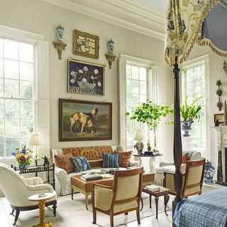 Veranda Magazine (@verandamag) • Instagram photos and videos Veranda Magazine, Bedroom Addition, Bunny Williams, New Bedroom, Small Laundry Room, Four Poster, Room Additions, Historic Home, Interior Spaces