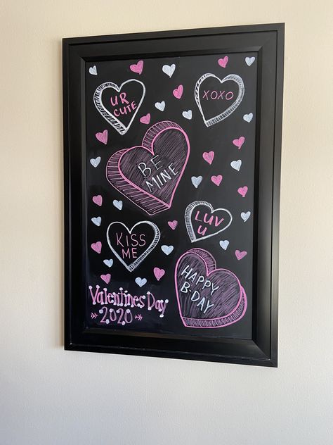 White Board Valentine’s Day, Valentine's Day Whiteboard, Valentine Whiteboard Ideas, Valentines Day White Board Ideas, Valentine’s Day Whiteboard Ideas, Chalkboard Valentines Day Chalk Art, Valentines White Board Ideas, February White Board Ideas, Valentine’s Day Chalkboard Art