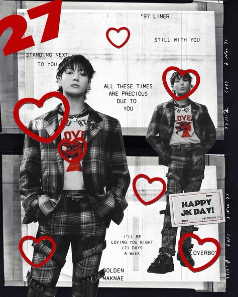 Happy 27 to my forever artist, my best friend, my rockstar★ Heart stickers by sevenpixells (twt) #jungkook #bts #gvfxarmy #gfxposter Kpop Festival, Bts Design, Heart Collage, To My Best Friend, Kpop Posters, True Happiness, Magic Shop, Heart Stickers, Graphic Designs