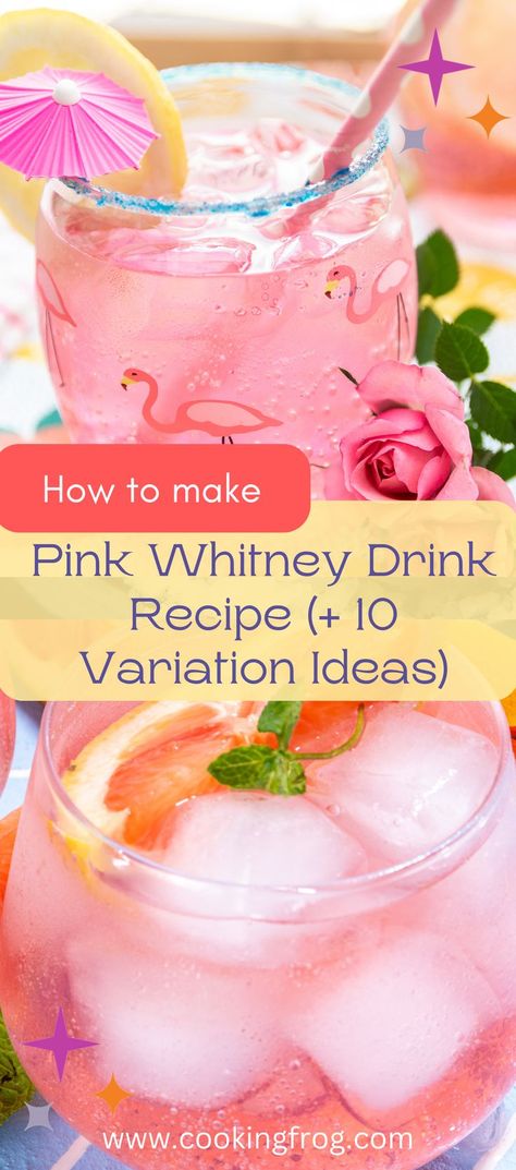 Drinks With Pink Whitney, Pink Whitney Drink Recipes, Pink Whitney Vodka Drinks, Orange Crush Cocktail, Pink Lemonade Vodka, Pink Whitney, Pink Vodka, Drinks Christmas, How To Make Pink