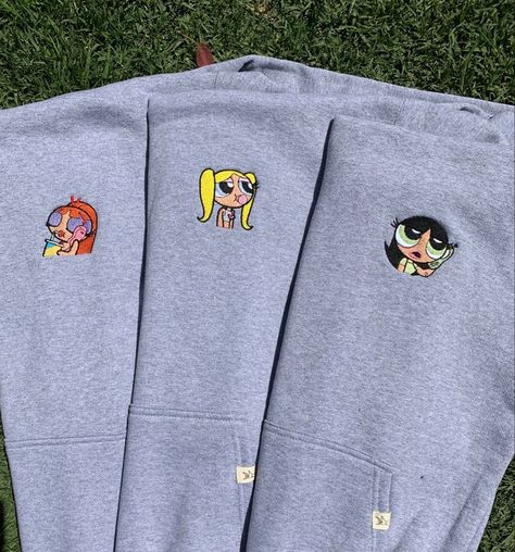 Matching Hoodies For Best Friends, Bff Sweatshirts, Bff Hoodies, Nutrition Bar, Pijamas Women, Embroidery Crewneck, Clothes Embroidery Diy, Hoodie Ideas, Matching Hoodies