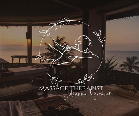 Therapy Logo Design, Spa Massage Therapy, Therapy Logo, Message Therapy, Therapist Logo, Bali Spa, Massage Room Decor, Spa Logo Design, Logo Fitness