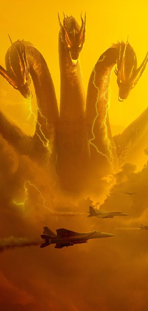 Godzilla: King Of The Monsters Godzilla: Rei Dos Monstros Kaiju Wallpaper Hd, Godzilla King Of The Monsters Wallpaper, King Ghidorah Wallpaper, Ghidorah Wallpaper, Mothra Wallpaper, Godzilla Vs King Ghidorah, Godzilla King Of The Monsters, King Kong Vs Godzilla, King Ghidorah