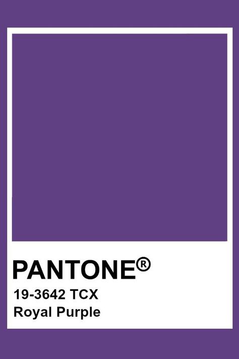 Pantone Tcx, Pantone Color Chart, Pantone Swatches, Royal Purple Color, Cluny Lace, Pantone Palette, Pantone Colour Palettes, Pantone Colors, Color Chip