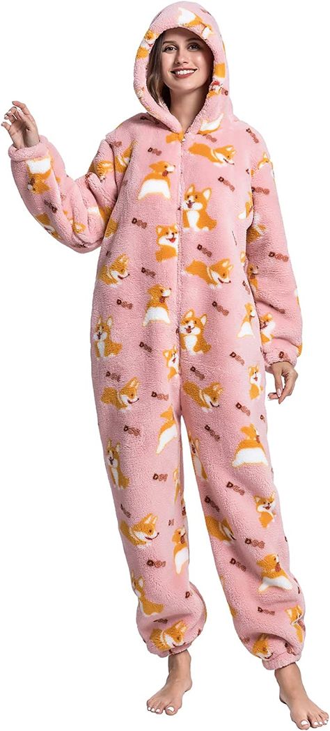 Adult Footie Pajamas, Adult Onesies, Onesies Pajamas, Cute Onesies, Animal Onesie, Corgi Butts, Best Pajamas, Onesie Pajamas, Footie Pajama