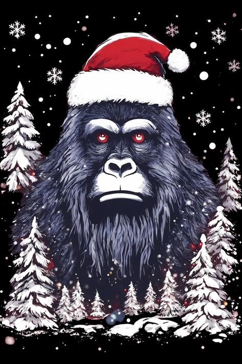 Bigfoot Christmas T-Shirt Bigfoot Christmas, Cricut Svgs, Christmas T Shirt Design, Art Idea, Christmas T Shirt, Christmas Shirt, Christmas Tshirts, Aliens, Painting & Drawing