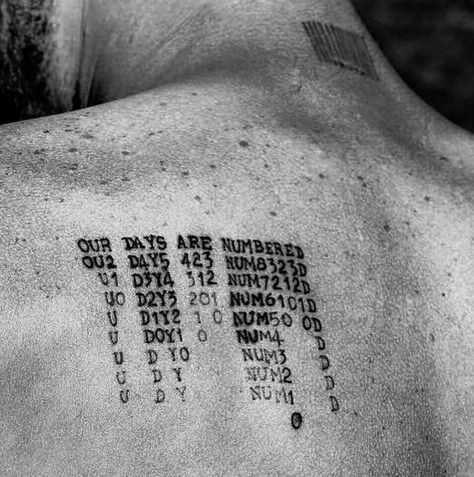 They are Unusual Tattoo, Number Tattoos, Visual Poetry, Unique Tattoos, Art Of Living, Geometric Tattoo, Cool Tattoos, Concept Design, Tattoo Quotes