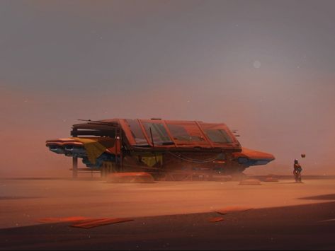 Desert Planet Futuristic Inspiration, Desert Planet, Different Planets, Animation Inspiration, Planet Design, Spaceship Concept, Group Work, Animation Studio, Spaceship