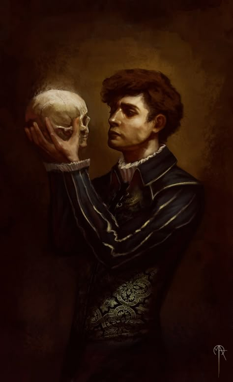 Hamlet's cover, Mauro Alocci on ArtStation at https://www.artstation.com/artwork/Xw8oL Hamlet Aesthetic Wallpaper, Hamlet X Horatio Fanart, Horatio Hamlet, Hamlet Ghost, Hamlet Drawing, Hamlet Painting, Hamlet Fanart, Hamlet Art, Hamlet Illustration