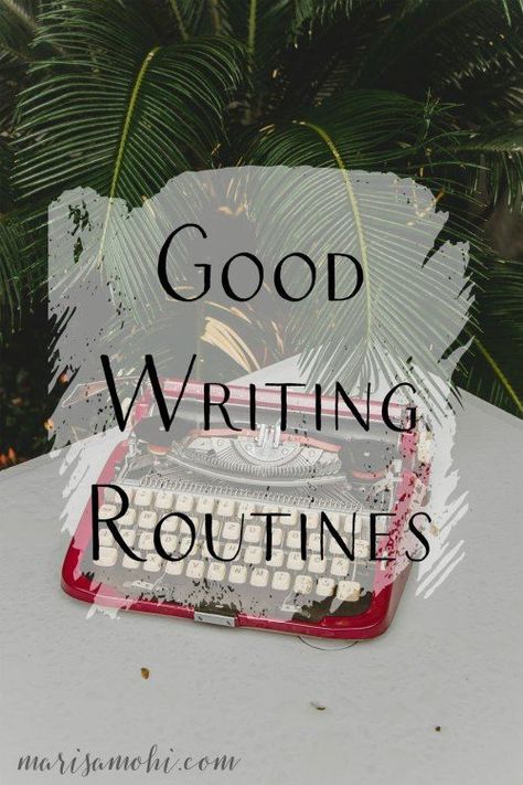 Good Writing Routines | writing tips | writing advice Writing Routine, Aesthetic Writing, Good Writing, Writing Images, Writers Notebook, Writer Inspiration, Essay Writing Help, Writing Crafts, Essay Writer