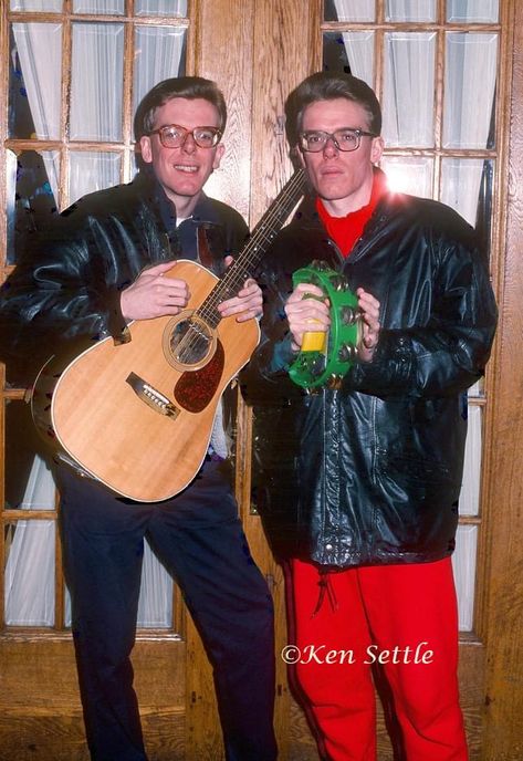 From the Film Archives: Hey....do you guys remember the Scottish twin duo The Proclaimers? They had a HUGE hit in 1988/89 with "I'm Gonna Be (500 Miles)." They had a real unique sound that was a blend of American folk, pop and punk rock, along with traditional Scottish folk music and harmonies. I did a photo session with those guys, Craig and Charlie Reid, for Chrysalis Records at Saint Andrews Hall on March 9, 1989. They were a lot of fun to work with. The Proclaimers, Saint Andrews, 500 Miles, Concert Photos, Film Archive, Folk Music, Band Posters, Photo Session, Punk Rock