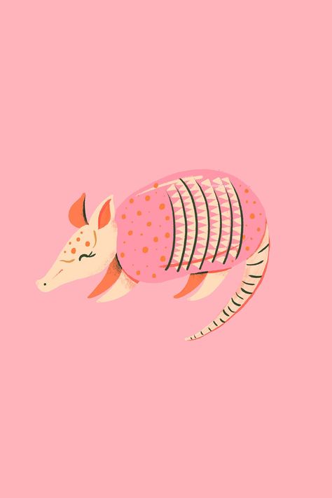 Texas, Pink, Armadillo, Illustration, Procreate App, Pink Armadillo, Armadillo drawing Pink Fairy Armadillo Drawing, Vintage Donkey Illustration, Armadillo Doodle, Texas Illustration Art, Outdoorsy Illustration, Armadillo Watercolor, Armadillo Painting, Pink Armadillo, Armadillo Drawing