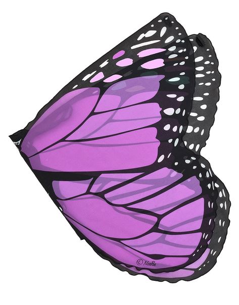 Butterfly Wings Tutorial, Sparkly Embroidery, Butterfly Wing Dress, Dance Party Decorations, Monarch Butterfly Wings, Kids Holiday Decor, Butterfly Wings Costume, Purple Mask, Butterfly Flying