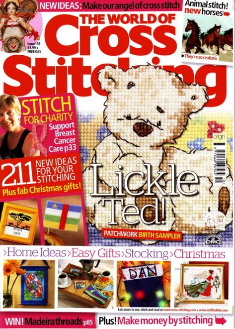 The World Of Cross Stitching, Cross Stitch Magazines, Holiday Cross Stitch, Cross Stitch Collection, Cross Stitch Tree, Animal Cross Stitch Patterns, Cross Stitch Books, Stitch Book, Diy Cross Stitch