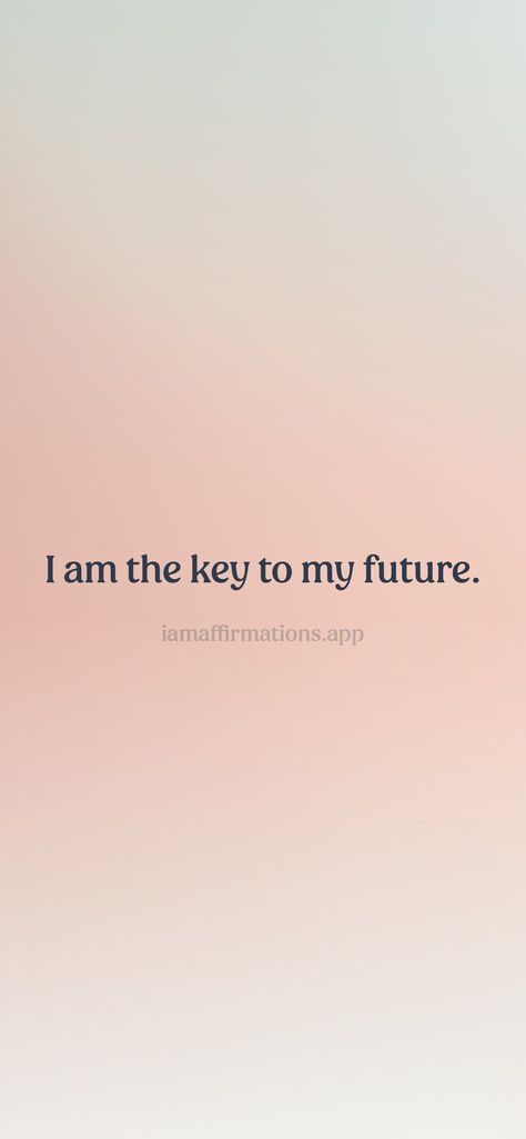 I am the key to my future. From the I am app: https://iamaffirmations.app/download My Peace Quotes, Your Peace Quotes, My Peace, My Values, Peace Quotes, Meditation Quotes, My Future, Peace Of Mind, Meditation