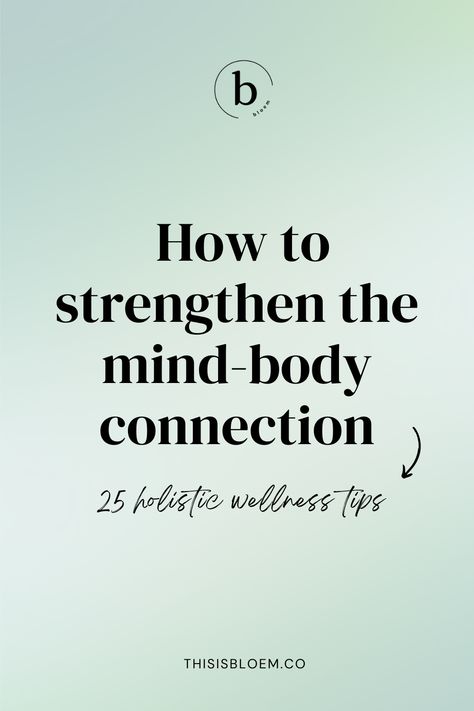 In a world that often leaves us feeling disconnected and overwhelmed, discovering ways to improve the mind-body connection has never been more important. Often we’re not aware of how our stress, trauma, and other emotions affect our physical well-being. Dive into these 25 holistic wellness tips and exercises to strengthen your mind-body connection and improve your well-being. Click to explor...#NutritionTips #FitLife #HealthyLiving #SelfCare #FitnessTips #Wellness #HealthyLifestyle #HealthTips Mind Body Soul Connection, Body Connection, Feeling Disconnected, Cold Sores Remedies, Cold Home Remedies, Mind Body Connection, Body Healing, Holistic Living, Lose 40 Pounds