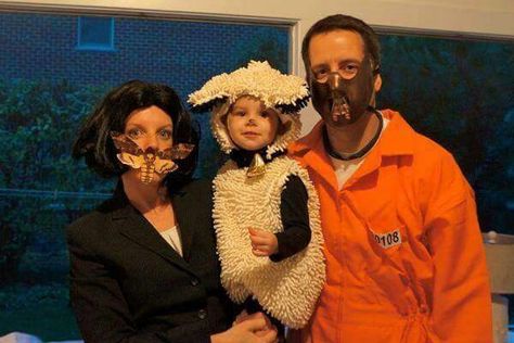 #Halloween #family #costumes #Clarice #Hannibal #SilenceOfTheLambs #horror Theme Costumes, Family Themed Halloween Costumes, Lamb Costume, Peter Pan Costumes, Movie Halloween Costumes, Themed Halloween Costumes, Toy Story Costumes, Cow Costume, Kids Costumes Girls