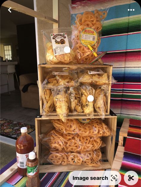 Candy Table Cowboy Theme, Mexican Bar Table, Western Candy Bar Ideas Cowboy Party, Desert Table Ideas Mexican, Cowboy Theme Treat Table, Cowboy Candy Table Ideas, Cowboy Theme Snack Table, Ranchera Theme Party, Cowboy Treat Table