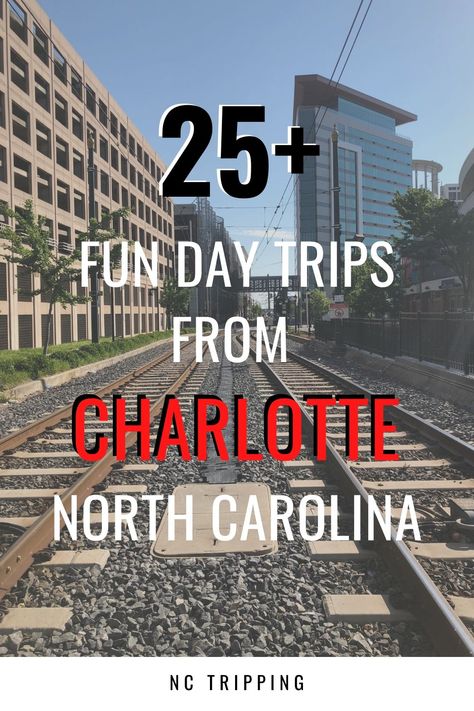 It's easy to take a day trip from Charlotte, NC. Check out this list of towns and cities less than two hours away from Charlotte, North Carolina that are worth a day trip! #USA #NorthCarolina #travel | CHARLOTTE NORTH CAROLINA TRAVEL GUIDE | DAY TRIPS FROM CHARLOTTE North Carolina | CLT | USA Travel | Where to eat in Charlotte | Where to stay in Charlotte North Carolina Day Trips, North Carolina Travel, Queen City, The Outer Banks, Charlotte North Carolina, On The Road Again, The Best Day, North America Travel, Wonderful Day