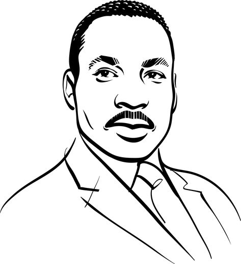 Theispot.com - Kathryn Rathke Illustration: Dr. Martin Luther King Martin Luther King Art Projects, Martin Luther King Pictures, Martin Luther King Art, King Drawing, Martin Luther King Jr Quotes, Kindergarten Coloring Pages, Dr Martin Luther King Jr, Rainbow Canvas, Mlk Jr