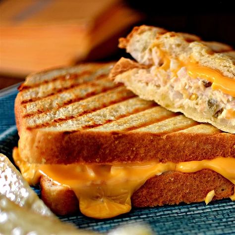 Tuna Panini Melt Recipe | Allrecipes Tuna Panini, Tuna Melt Sandwich, Sloppy Joe Recipe Easy, Salad And Fries, Roast Beef Sandwich, Meals For 2, Panini Sandwiches, Melt Recipe, Tuna Melt