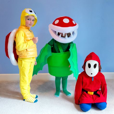 Villains Group Costume, Mario Party Costume, Mario Villains, Mario Costume Diy, Super Mario Bros Costumes, Mario Brothers Costumes, Mario Bros Costume, Mario Halloween Costumes, Super Mario Costumes