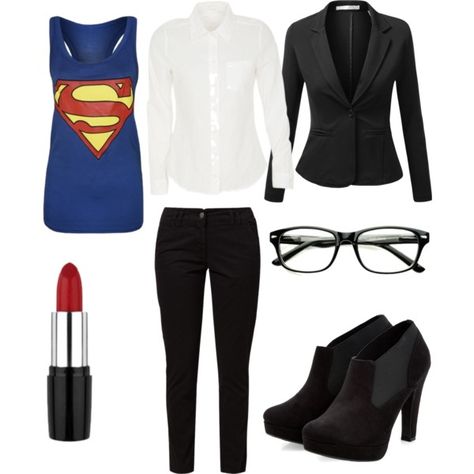 В1. Что-то мне реально этот look приглянулся... Female Clark Kent, Best Female Halloween Costumes, Female Halloween Costumes, Halloween Costumes 2014, Villain Costumes, Holloween Costume, Hallowen Costume, Costumes Ideas, Easy Halloween Costumes