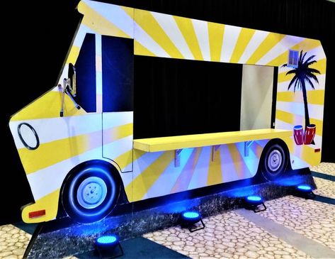 Food Truck Facade | Food truck party, Food truck, Truck party decorations