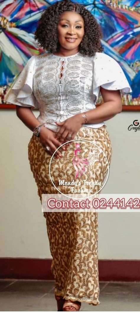 Lace Kaba Styles Ghanaian, Lace Fashion Ghana, Kaba Styles Ghanaian, Lace Kaba, Lace Dress Styles Ghana, Kaba Styles, Lace Dress Classy, Fancy Short Dresses, Girls Ball Gown