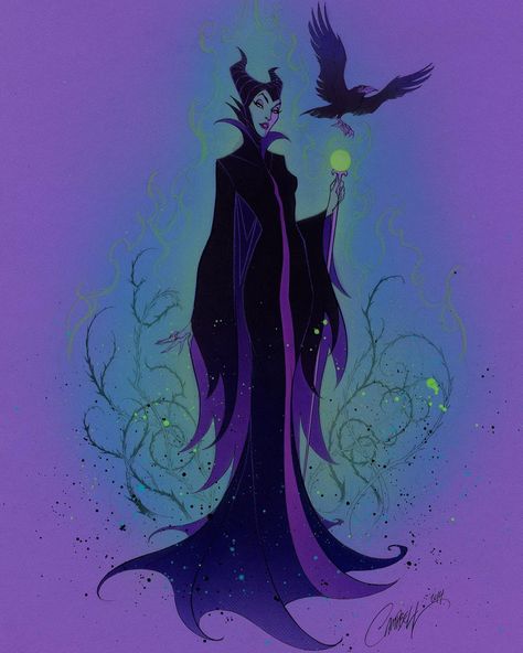 😈As mentioned in my previous post, today is the 60th Anniversary of Walt Disney’s SLEEPING BEAUTY! One of my all time favorite films.  Here’s some Maleficent art I did for the Disneyland Wonderground Gallery back in 2014. A mix of pen & ink, airbrush and colored pencil on colored paper. #drawing #sketching #sleepingbeauty #disney #disneyanimation #princessaurora #briarrose #maleficent #marcdavis #jscottcampbell #wonderground #wondergroundgallery #disneyland #disneyart #instagramart #instagramar Maleficent Art, J Scott Campbell, Evil Disney, Disney Tattoo, Scott Campbell, Disney Sleeping Beauty, Pinturas Disney, Instagram Art, Maleficent