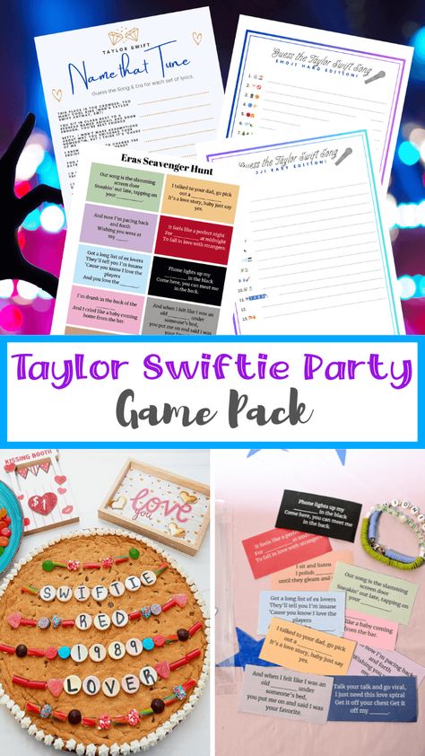 Taylor Swift Themed Scavenger Hunt, Taylor Swift Charades, Taylor Swift Scavenger Hunt Ideas, Taylor Swift Trivia Game, Taylor Swift Party Activities Ideas, Taylor Swift Listening Party Ideas, Taylor Swift Birthday Party Activity Ideas, Taylor Swift Games Party, Taylor Swift Birthday Party Ideas Games