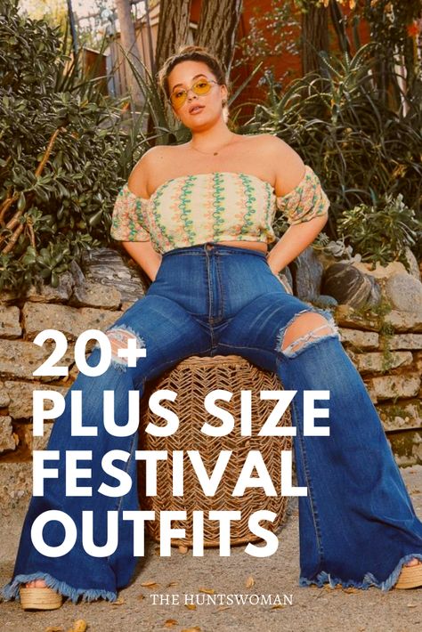 Plus Size Festival Outfit Hello and hi! Today on my fashion blog, I am sharing ideas for 7 different festival outfits – with info on what brands to shop! Whether you’re headed to a multi-day festival or hanging out for the day, these plus size festival outfits are fun, trendy – and will look super cute on The Gram! Coachella Outfit Plus Size, Boho Concert Outfit, Festival Outfits Plus Size, Outdoor Festival Outfit, Plus Size Concert Outfit, Rock Festival Outfit, Plus Size Festival Outfit, Summer Music Festival Outfits, Outdoor Concert Outfit