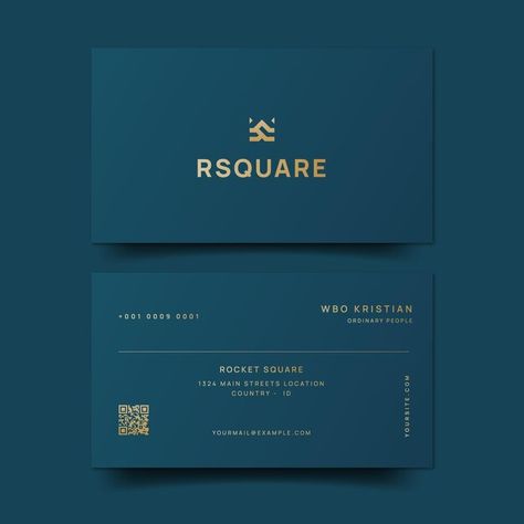 Businnes Card Graphic Designer, Premium Visiting Card Design, Premium Business Card Design, Visiting Cards Design, Business Cards Template, Nfc Card, Business Card Design Minimal, Elegant Business Cards Design, Inmobiliaria Ideas