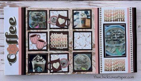 🚀☕️ Dive into a retro coffee adventure with my latest scrapbook layout using Stampin’ Up!’s “A Little Latte” Product Suite! This double-page layout features my favorite coffee shop visits and the sweetest notes from my barista. With a grid style layout, double-matted photos, and heat-embossed details, this project truly captures the cozy, happy vibes of coffee moments. Check out the blog post for all the details and get inspired for your own coffee-themed crafts! Shop products from this layo... Coffee Scrapbook Layout, Grid Style, You Are My Favorite, Happy Vibes, Photo Matting, Sweet Notes, Themed Crafts, My Favorite Part, Page Layout