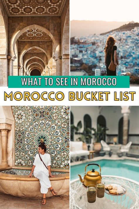 Discover 25+ things to see and do in Morocco! This guide offers a mix of popular attractions and hidden gems to make your Moroccan adventure unforgettable.  Morocco things to do | things to do in Morocco Marrakech | things to do in morocco travel guide | things to do in fes morocco | things to do in marrakech morocco bucket lists | morocco bucket list | bucket list morocco | what to do in morocco | morocco what to do | things to see in morocco | morocco travel guide | morocco itinerary #morocco What To Do In Morocco, Things To Do In Morocco, Morocco Travel Outfit, Marrakech Things To Do, Morroco Marrakech, Morocco Travel Destinations, Things To Do In Marrakech, Morocco Itinerary, Morocco Aesthetic