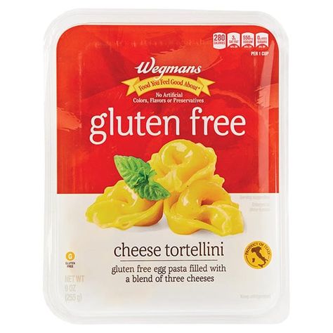 Wegmans Gluten Free Cheese Tortellini | Wegmans Gluten Free Tortellini, Egg Pasta, Cheese Tortellini, Three Cheese, Gluten Free Cheese, Food Market, Tortellini, Feel Good, Gluten Free