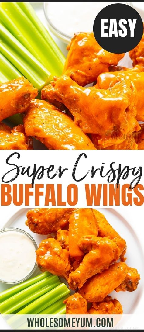 Buffalo Wings Recipe Baked, Baked Buffalo Chicken Wings, Wing Recipes Baked, Keto Chicken Wings, Buffalo Wings Recipe, Buffalo Chicken Wings Recipe, Wings Recipe Baked, Baked Buffalo Wings, Hot Wing Recipe