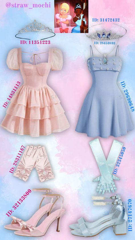 Lottie & Tiana 💖🩵 #outfitinspo #shein #tiana #charlotte #halloween #costume #besties Charlotte Halloween Costume, Lottie Tiana, Halloween Costume Besties, Lottie Costume, Character Outfits, Halloween Outfits, Costume Party, Halloween Fun, Halloween Costume