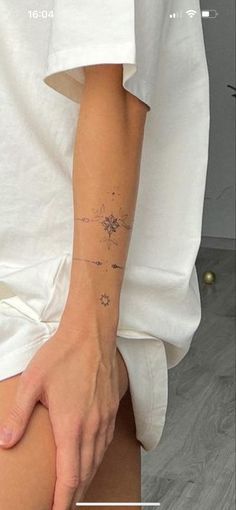 Decorative Tattoos For Women, Tatoos Arms Women, Delicate Wrist Tattoo, Kismet Tattoo, Dainty Hand Tattoo, Ornamental Wrist Tattoo, Shoulder Tattoos Women, Top Of Foot Tattoos, Elegant Spine Tattoos