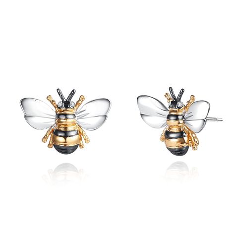 PRICES MAY VARY. Imported These elegant bumble bee stud earrings is perfect for any type of gift like Christmas, Mothers Day, Anniversary or any other Holiday. Bee Stud Earring have a High Polish Finish: Guaranteed to retain its original content and color Secure push back closures and made with slick 18K gold plating Safe For All Skin Types: All of our products are hypoallergenic and nickel free, making them perfect for those with sensitive skin 100% Satisfaction Guaranteed: If there's any probl Bee Nails, Bumble Bee Earrings, Bee Studs, Enamel Stud Earrings, Types Of Gifts, Womens Earrings Studs, Hive Mind, The Hive, Bee Earrings