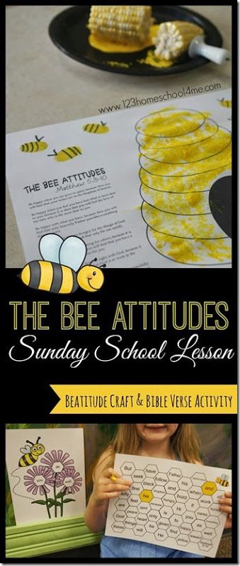 Beatitudes For Kids, Bible Games For Kids, Bee Craft, The Beatitudes, Kids Sunday School Lessons, Sunday School Kids, Preschool Bible, Sunday School Activities, Bible Lessons For Kids