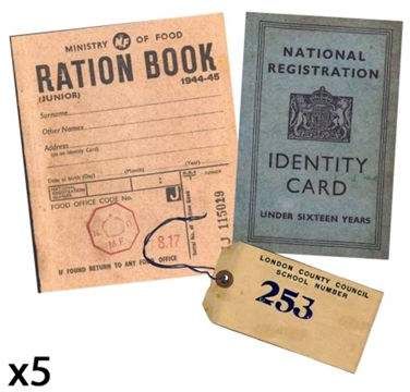 Ration Book, Ww2 Project Ideas, Ww1 School Project Ideas, Wartime Ration Cookies, Ww2 Display Ks2, Gcse Drama, Us Military Id Card, Evacuees Ww2, 1940s Party