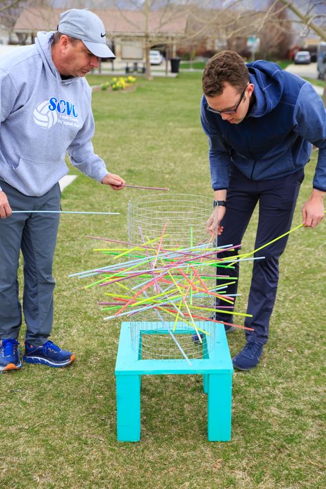 Game Review: Kerplunk – Backyard Buffs Giant Kerplunk, Kerplunk Game, Pick Up Sticks, Backyard Games, Carnival Games, Ball Pit, Diy Games, Ready To Play, Game Pieces