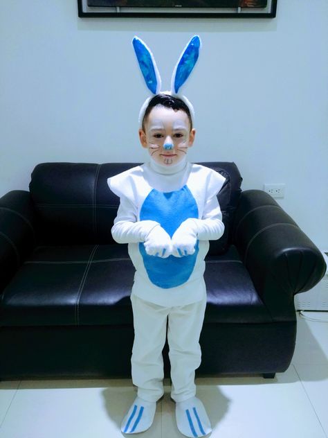 Diy Rabbit Costume, Rabbit Costume Diy, Rabbit Fancy Dress, Cardboard Dress, Fancy Dress Competition, Rabbit Costume, Animal Costumes, Diy Paper Crafts Decoration, Kids Hands