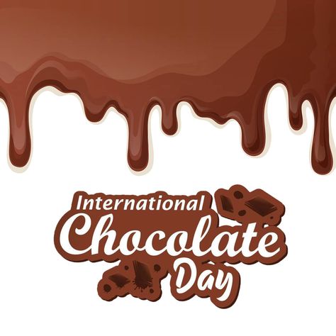 International Chocolate Day, National Chocolate Day, World Chocolate Day, Happy Chocolate Day, Chocolate Day, Design Sticker, Girls Room Decor