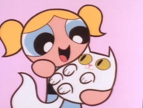 Imagem de bubbles, cartoon, and cute Powerpuff Girls, A Cartoon, Cartoon Character, We Heart It, Bubbles, Lost, Tumblr, Pink