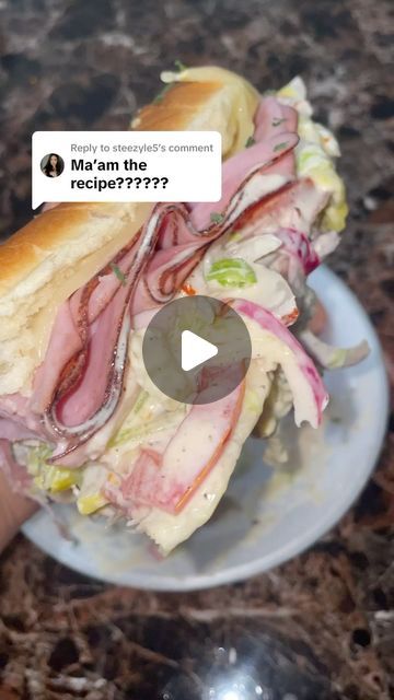 DeAria Nicole ✨♍️ on Instagram: "LOADED ITALIAN GRINDER SANDWICH RECIPE 🔥😋🤤 #subsandwich #grindersandwich #sandwich #recipe #recipeshare #cookingathome #homemade #fyp #reelsinstagram #reelsvideo #reels" Italian Grinder Sandwich Recipes, Lunch Meat Sandwiches, Sub Sandwich Ideas, Grinder Sandwich Recipe, Deli Sandwiches Recipes, Italian Grinder Sandwich, Grinder Sandwiches, Italian Panini, Sandwich Recipe Videos